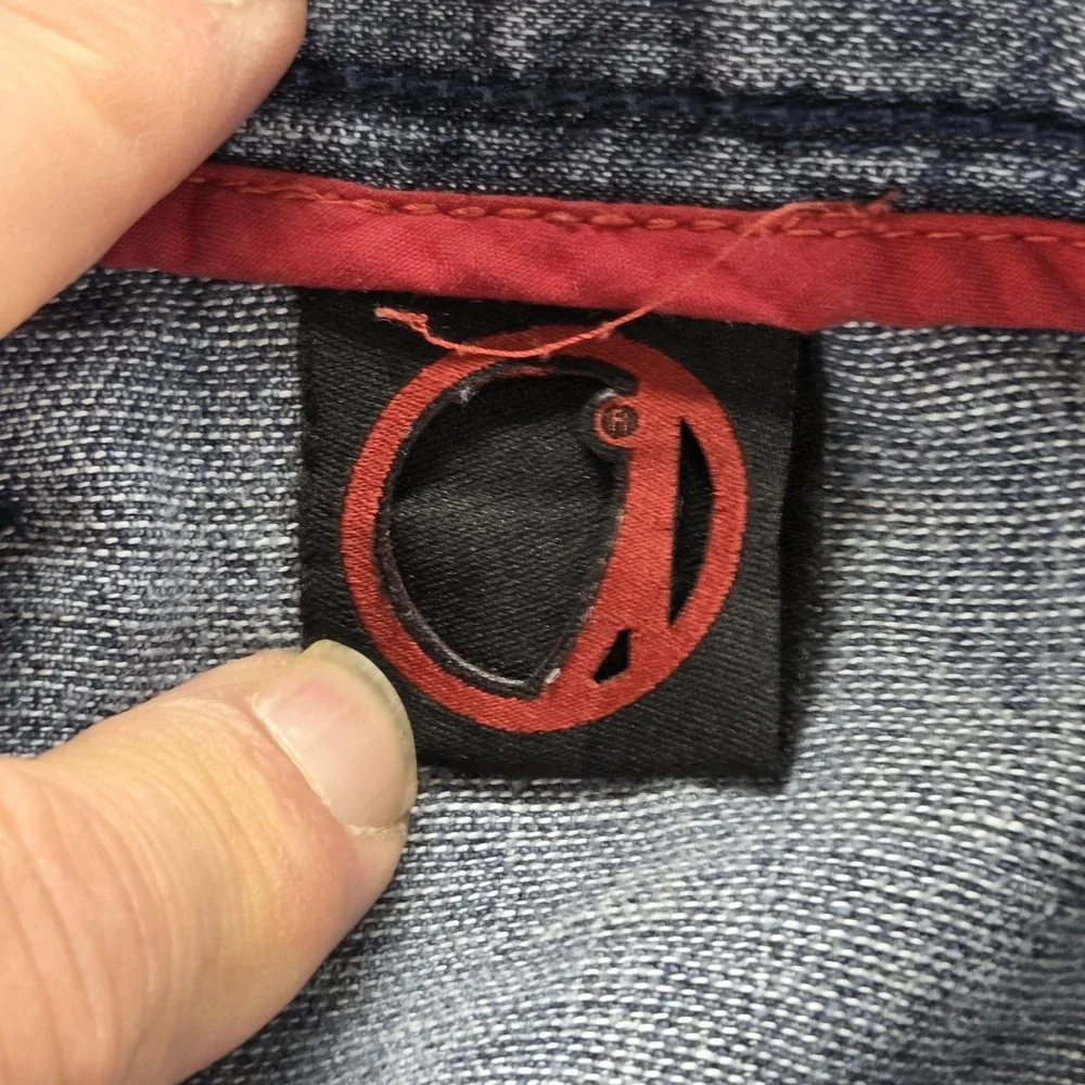 Vintage Levis Engineered Jeans Mens Blue Twisted Button Fly Thrashed Fits 31x30
